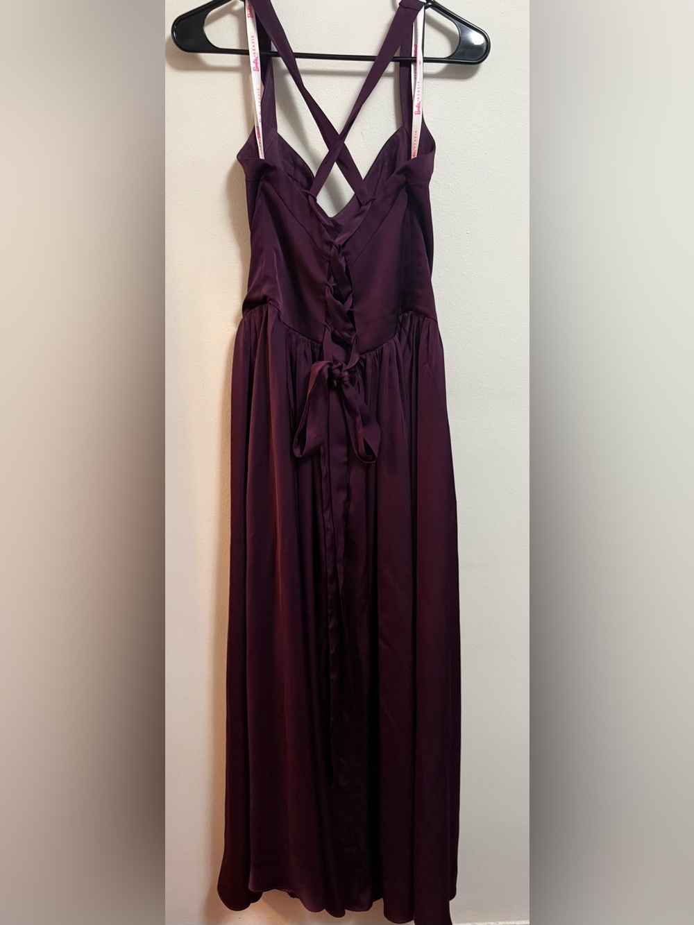 Azazie Barbie 1041 GRAPE V-Neck Chiffon Bridesmaid Dress - Picture 2 of 9
